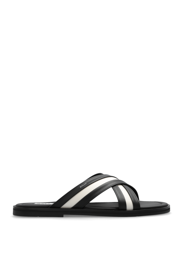 サンダル Bally Slide Sandal Gherry Bally Gherry Slides In White | ModeSens